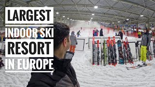 Largest Indoor Ski Resort in EUROPE  Snow World Landgraaf The Netherlands 4K [upl. by Sylvia277]