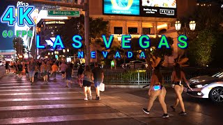 Las Vegas on a Regular Night Nevada USA 4KUHD [upl. by Seafowl]