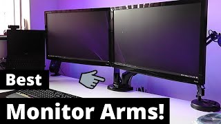 The Best Dual Monitor Arms  Invision MX400 with USB socket install [upl. by Mattie214]