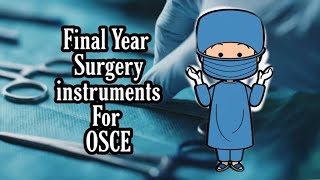 Learn How to Pass Your Final Year OSCE with These Surgical Instrument Tipspassyourfinalyearosce [upl. by Kuehn647]