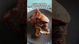 CRISPY PATA FRIED PORK KNUCKLE ON THE MENU TODAY [upl. by Wilma983]