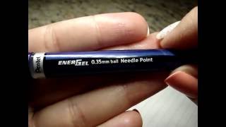 Pentel EnerGel Needle Point [upl. by Tiny218]