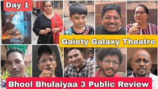 Bhool Bhulaiyaa 3 Public Review First Day First Show At Gaiety Galaxy Theatre In Mumbai [upl. by Roselin]