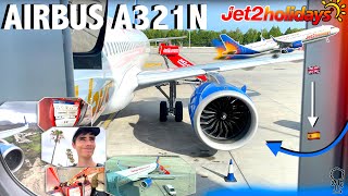 FIRST ON YOUTUBE Jet2Holidays Airbus A321Neo Flight Manchester  Tenerife South Trip Report [upl. by Ringsmuth243]