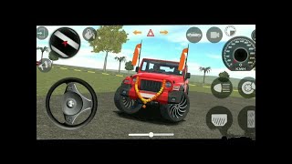 Dollar Song Modified Mahindra Black Thar👿  Indian Cars Simulator 3D  Android Gameplay Part 1 [upl. by Asikal576]