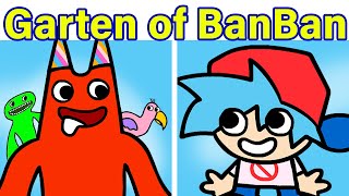 New Garten of Banban Mod  BanBan vs Markiplier amp Dawko  Ourple Guy FNF Mod [upl. by Schnell]