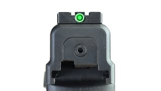 NRA Gun Gear of the Week Meprolight FT Bullseye Handgun Sight [upl. by Aihsei]