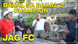 JAG FC Bakal sa Bakal Gera sa Ruweda Champion [upl. by Melan]