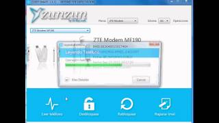 Liberacion Unlock Modem ZTE MF190 con ZZKEY [upl. by Belda]