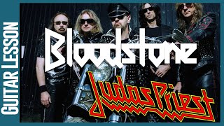 Judas Priest  Bloodstone  Guitar Lesson Tutorial [upl. by Higgs]