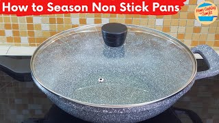 How to Season Non Stick Pan [upl. by Eceinaj]