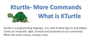 KTurtle More Commands [upl. by Nadroj]