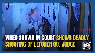 VIDEO That Shows Shooting of KY Judge Shown in Court [upl. by Nohtahoj]