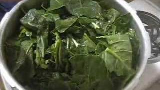 Cooking Collard Greens [upl. by Eillor]