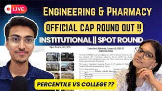 MHT CET 2024  Registration Form Released  Institutinal amp SPOT Round  Percentile vs College [upl. by Flannery705]