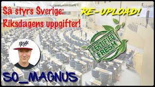 Reupload riksdagens sammansättning och uppgifter [upl. by Hootman602]