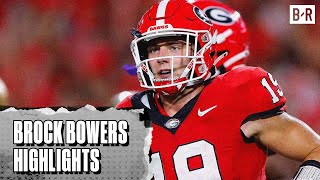 The Greatest TE Prospect Ever  Brock Bowers Georgia Career Highlights [upl. by Noiraa857]