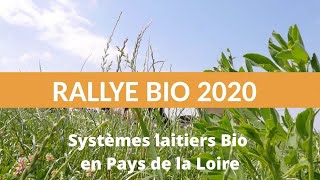 Les systèmes laitiers Bio en Pays de la Loire [upl. by Cohen]