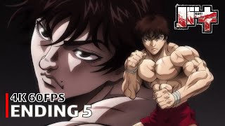 Baki  Ending 5 【WILDER】 4K 60FPS Creditless [upl. by Adnilec]