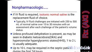 Pharmacological management of Acute kidney injury AKI part 2 [upl. by Denae]