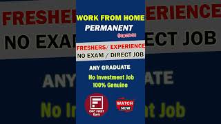 🔴 FREE 😎 Work From Home Jobs 2024  Direct Job Without Exam  No Investment Job [upl. by Nallaf]