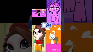 Sprunki cute and FearAnimation Meme memes shorts​ mytalkingangela2 [upl. by Iene]