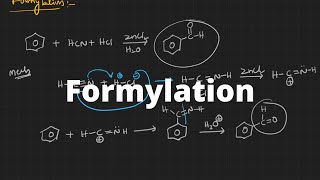 Formylation Electrophilic substitution Reaction mechanism JEE NEET and EMCET [upl. by Ojela434]