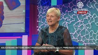 ASILO DI ROIANO MATTEONI «NON E PRIVATIZZAZIONE» RICHETTI «SOLO IL PRIMO PASSO»  01072024 [upl. by Samson31]