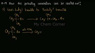 tertiary butyl bromide to isobutyl bromide I organic chemistry conversions for JEE NEET amp CBSE [upl. by Aretta]