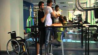 paraplegic rehab  step by step  standing exercicses [upl. by Aseela]