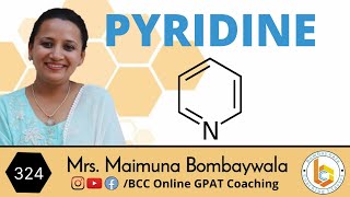 HAC 31  structure of pyridine  nomenclature  difference of structure of pyridine amp pyrrole [upl. by Iridissa476]