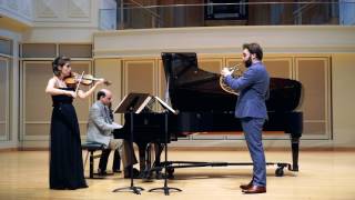 Trio for Horn Violin and Piano  Johannes Brahms [upl. by Rutherford]