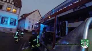 Brandeinsatz Kaminbrand kein Rauchabzug  011114  Freiw Feuerwehr Reinhardshagen [upl. by Klaus]