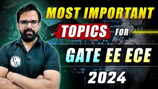 Most Important Topics for GATE EE ECE To Secure Good Marks in GATE 2024 [upl. by Relyks]