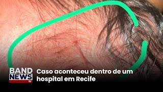 Recémnascida atingida por tiro de raspão recebe alta  BandNews TV [upl. by Remled]