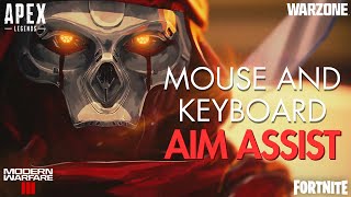 How to get Aim Assist on Mouse and Keyboard no rewasd [upl. by Doowrehs]