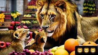 LIONS🦁SONG🎶EPISODE 02💥BEAUTIFUL LIONSCUTE LION CUBSBEAUTY OF ANIMALS AND BIRDS💖❤️lionscubs [upl. by Nahtam918]