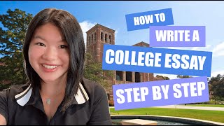 How to write a college essay step by step [upl. by Angelika]