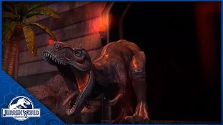 UNLOCKING CARNOTAURUS 9999 X3 MAXED  JURASSIC WORLD THE GAME [upl. by Erbma216]