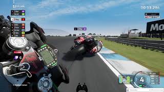 MotoGP 24  Phillip Island  100 AI  No assists  Manuel shifting  100 Race distance [upl. by Anibla]