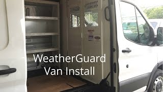 WeatherGuard Van Install Demo [upl. by Trout137]