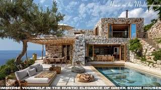 Experience the Essence of Greece Immerse Yourself in the Rustic Charm of Greek Stone Houses [upl. by Ahtram]