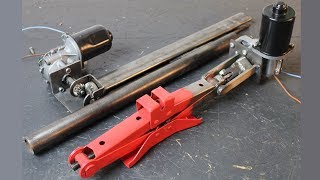 Build Powerful Linear Actuators from Windshield Wiper Motors and Car Jacks [upl. by Behl525]