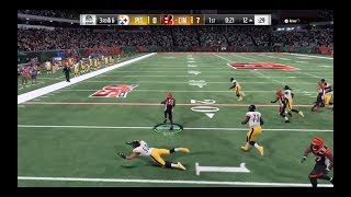 Madden 18 Vontaze Burfict Pick 6 vs Steelers [upl. by Nerha]