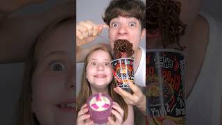 Left OR Right Challenge Spicy Foods With My Little Sister 🥵 [upl. by Ormsby]