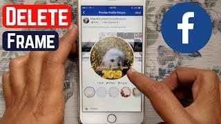 How To Add and Remove Profile Picture Frame On Facebook iPhone [upl. by Avril]