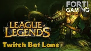 Ich lerne League of Legends Twitch Bot Lane Deutsch [upl. by Thynne]