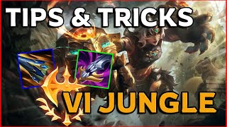 TIPS amp TRICKS VI JUNGLE EN LOW ELO  PLACEMENTS GAME 3  LEAGUE OF LEGENDS [upl. by Ahsinauj]