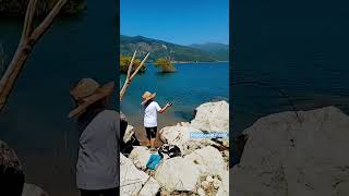 pesca lago colbun maule 2024 [upl. by Sone]