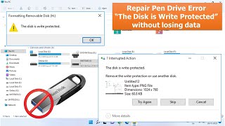 How to Repair Pen Drive Error “The Disk is Write Protected” without losing data [upl. by Ireg]